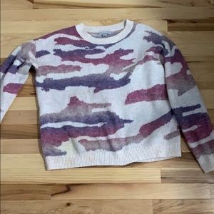 Purple camo sweater